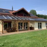 Pergolas en bois, panneaux solaires photovoltaïques - Saubraz Suisse