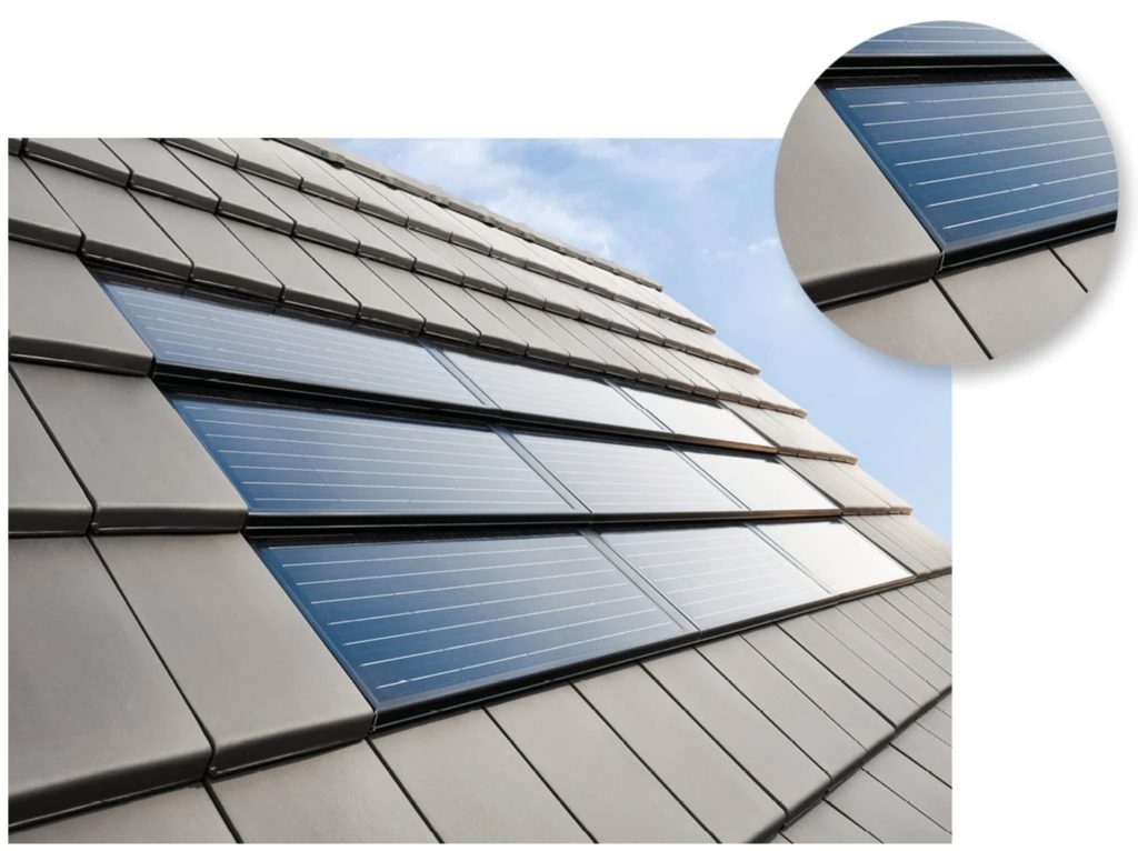 Modules solaires pour le toit