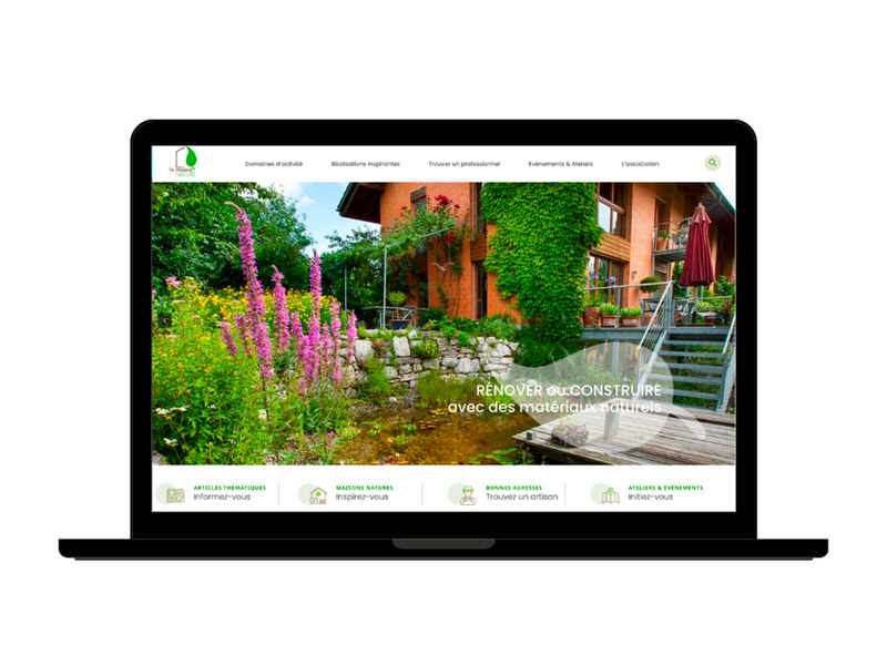 Site internet Maison Nature en Suisse