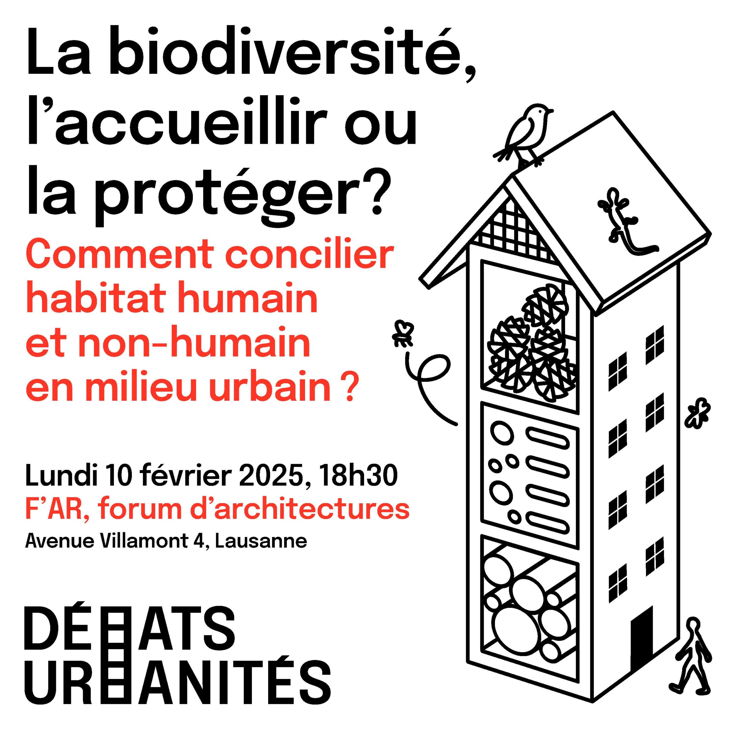 débat urbanité biodiversité