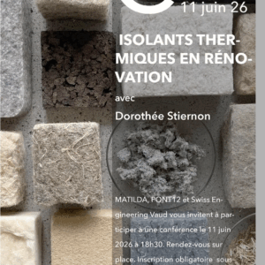 Matilda conférence isolants thermique en rénovation